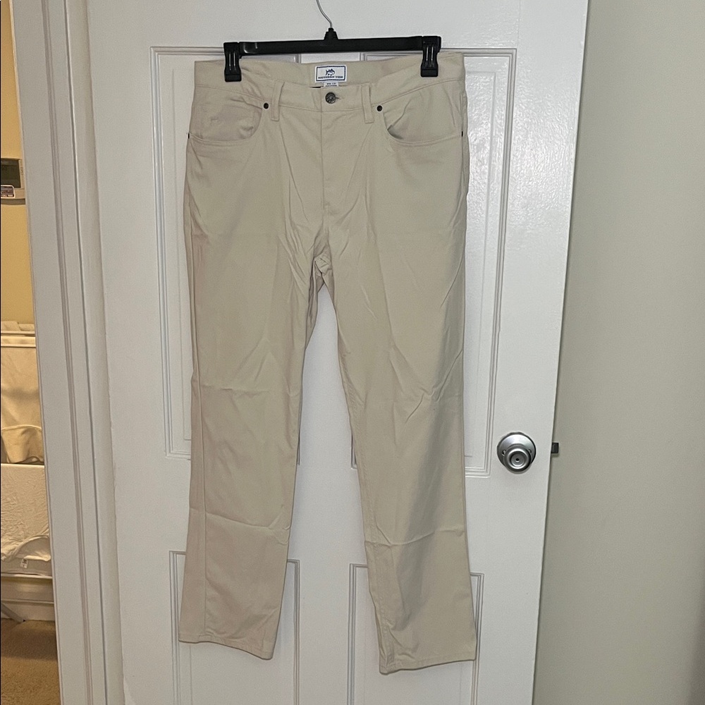 Beige Straight-Leg Pants Southern Tide Men